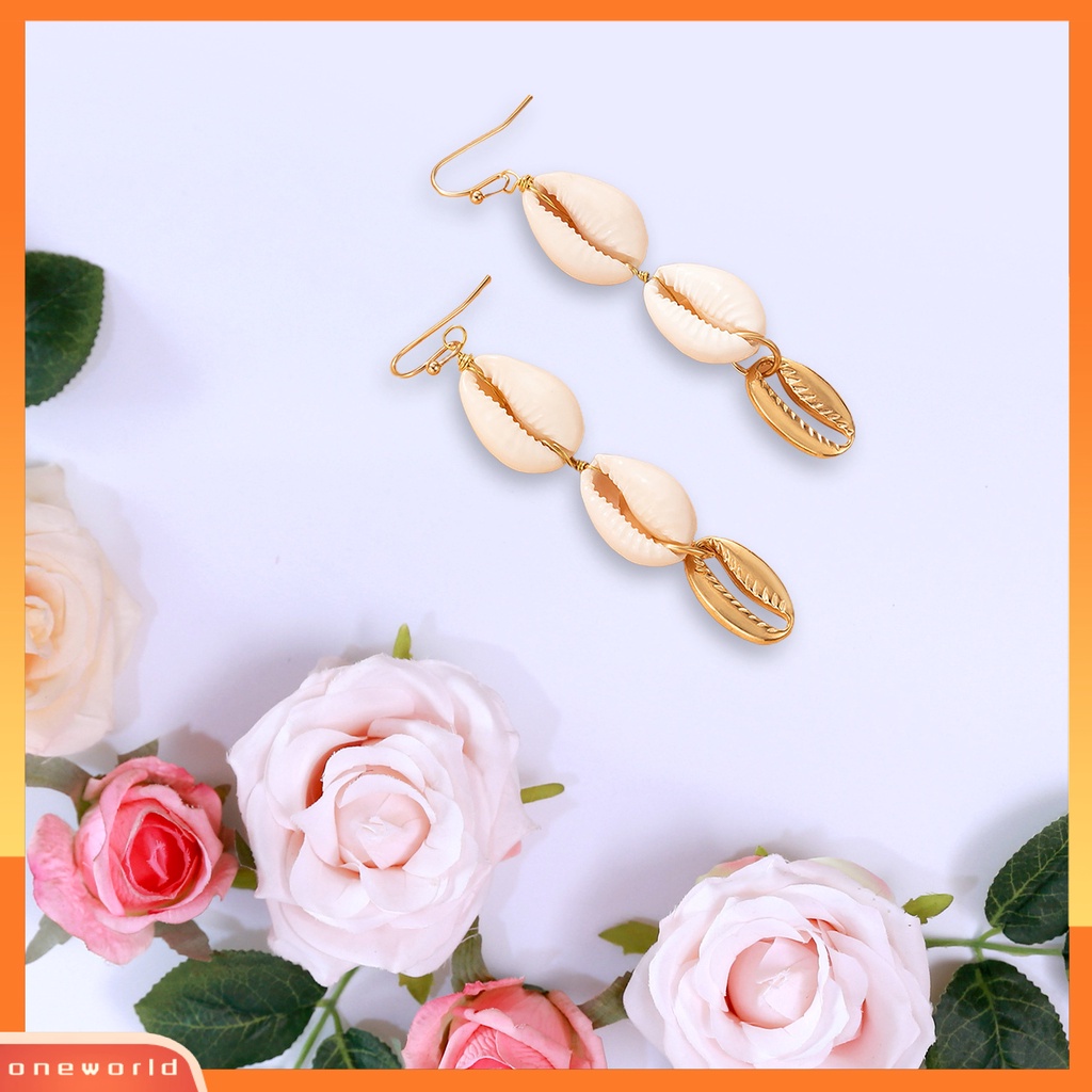 [WOD] 1pasang Anting Kait Eye-catching Charming Alloy Stylish Women Menjuntai Earrings Perhiasan Hadiah Untuk Wanita