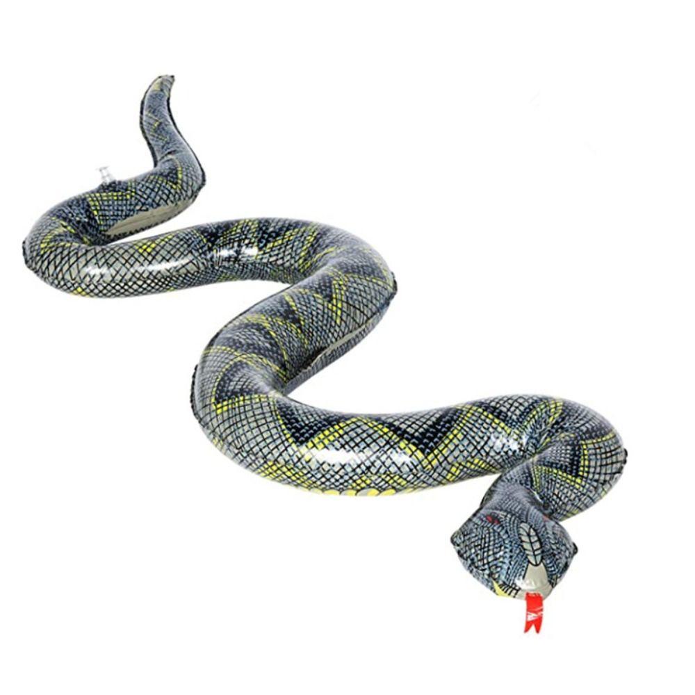 NEEDWAY Needway Blow Up Snake 1pc Fun Trick Games Props Simulasi Snake Phyton Ular Hewan Palsu