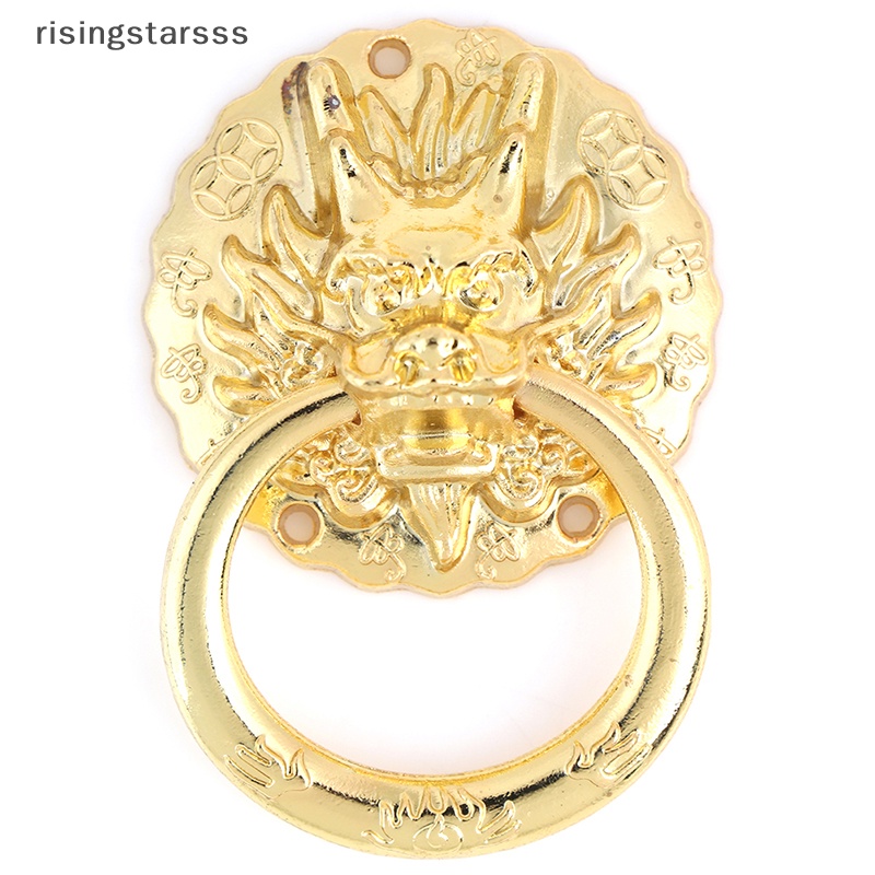 Rsid Span-new 10Pcs Vintage Dragon Head Furniture Pintu Tarikan Gagang Knob Lemari Cincin Handle Jelly