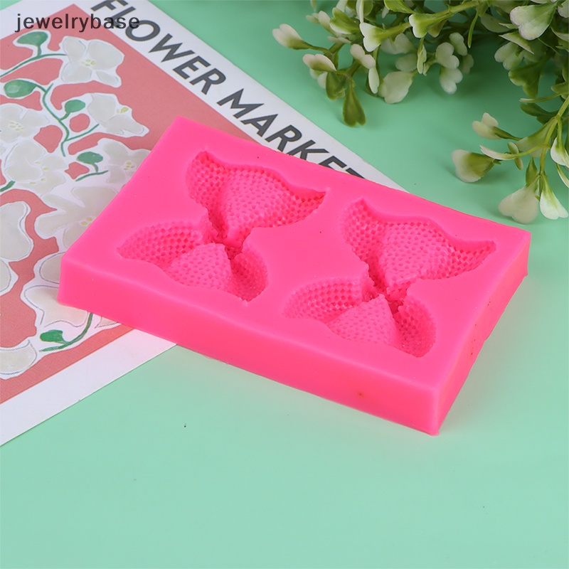 [jewelrybase] 1pc Cetakan Silikon Ikatan Simpul 3D Untuk Topper Kue Fondant Alat Cetakan Coklat Butik