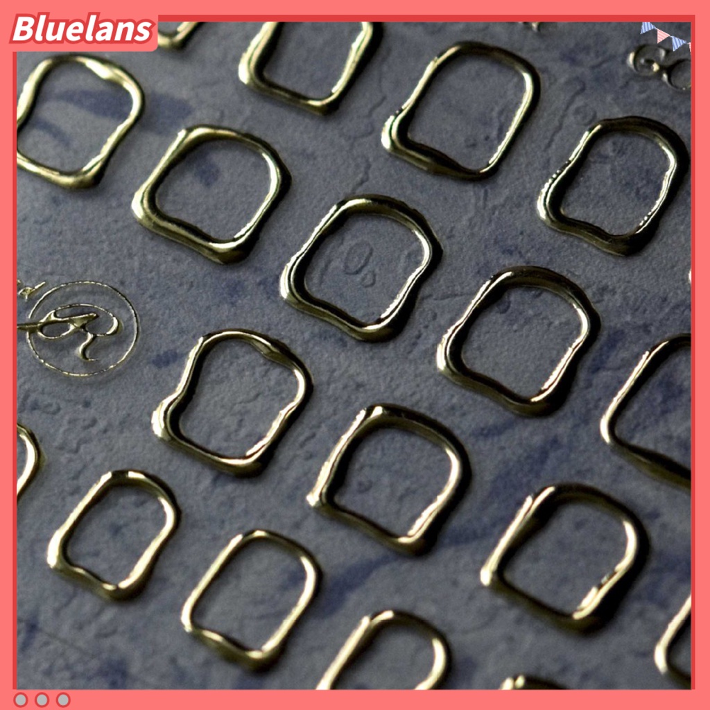 [BLM] Stiker Kuku Bentuk Kreatif Tahan Air Kertas Shiny Halus Manicure Sticker Nail Art Dekorasi Untuk Wanita