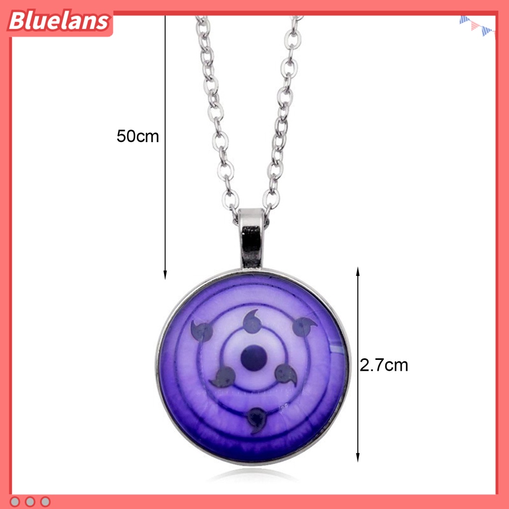 [BLS] Charm Kalung Anime Peripheral Pola Unik Bentuk Bulat Geometris Dengan Liontin Menghias Menawan Aksesoris Anime Naruto Liontin Kalung Untuk Penggemar Anime