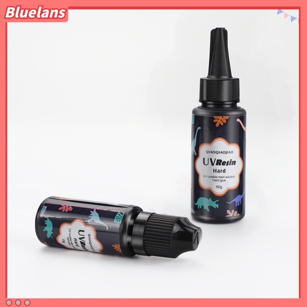 [BLM] 15/25 /60g Lem Keras Resin Aman Alami Ringan UV Resin Solution Hard Glue Untuk Anak Perempuan