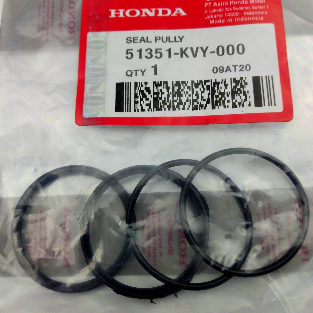 Seal CVT Vario Ori / Sil Pully Beat Karbu / Seal Cvt Honda Spacy Karbu Ori Premium - 51351-KVY-000