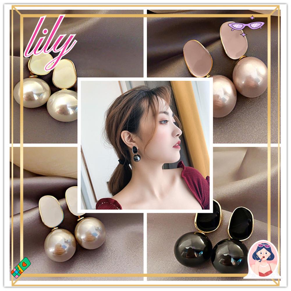 Lily Pearl Earrings Anting Baru Serbaguna Fashion Liontin Mutiara