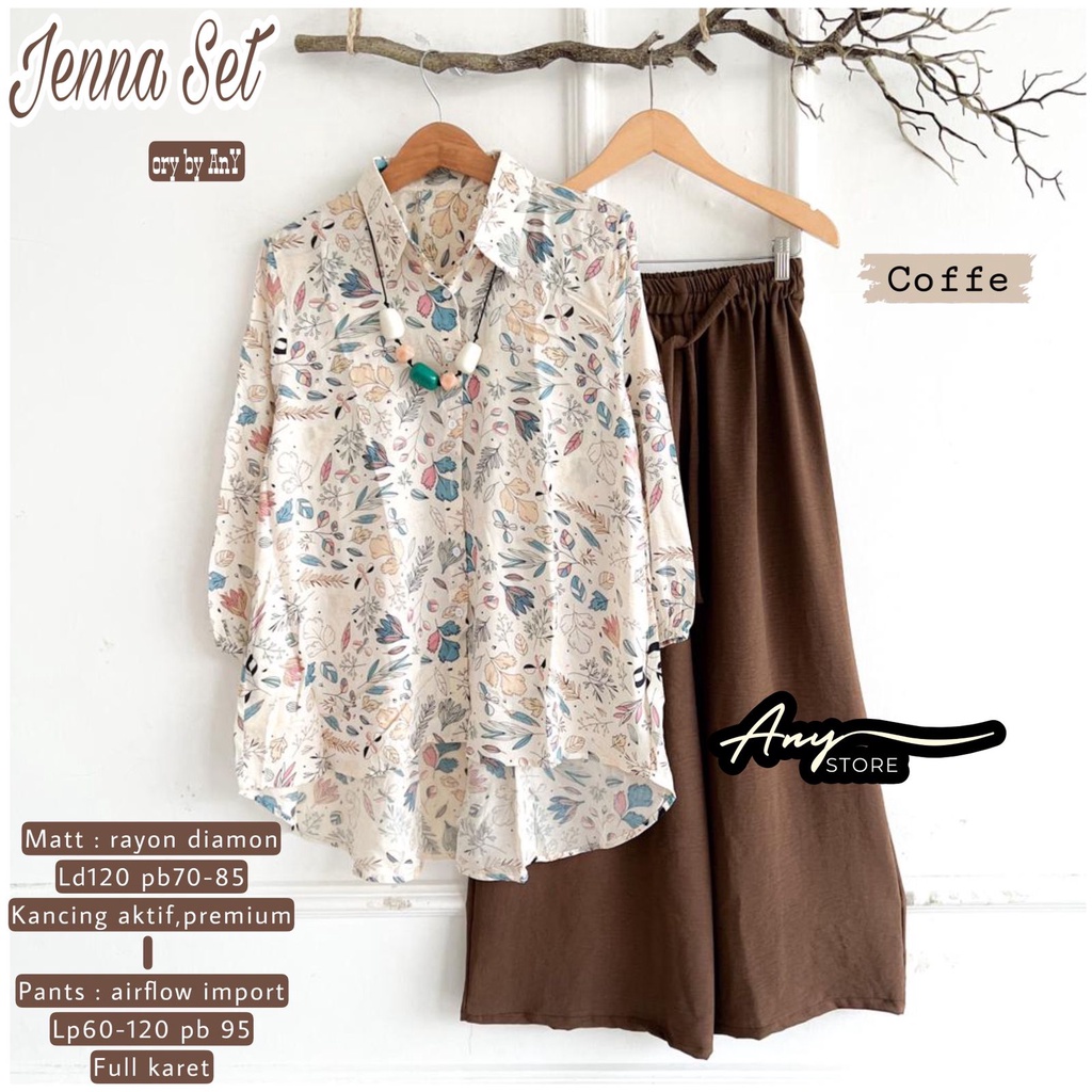 Setelan jumbo wanita jenna/ setelan wanita jumbo/ setelan wanita casual/ busana muslim wanita/baju k