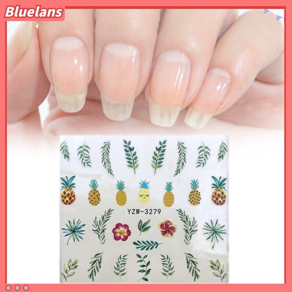 [BLM] Stiker Kuku Desain Artistik Dekorasi Kuku Warna Vibrant2020Model Kuku Terbaru Untuk DIY