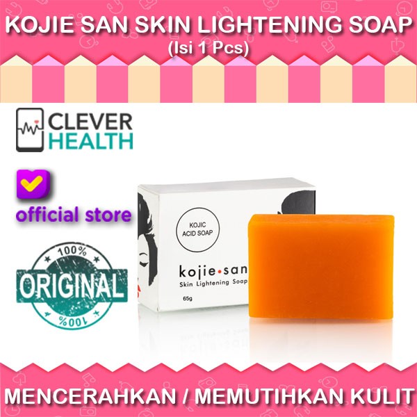 KOJIESAN Skin Light Soap 65 Gr / Kojie San Soap / Sabun Pemutih