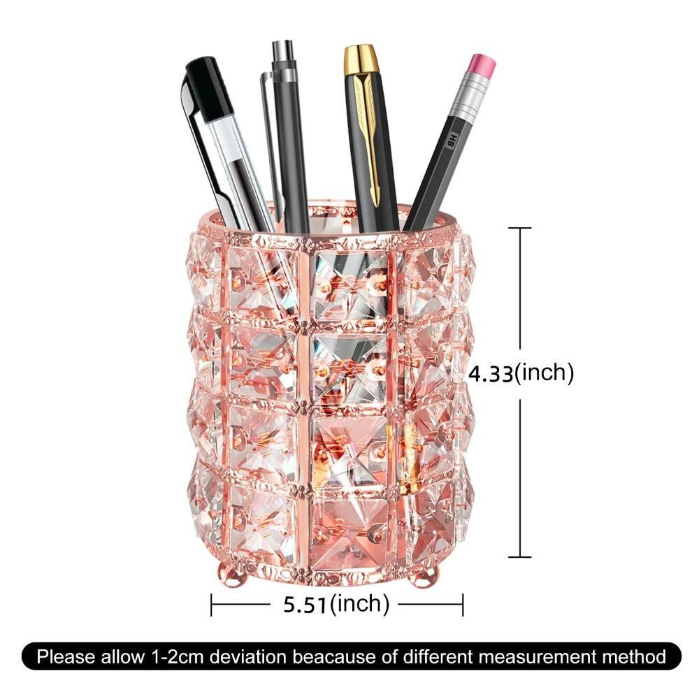 Nanas Makeup Organizer Tahan Air Desktop Kotak Perhiasan Tempat Pulpen Make Up Brush Case