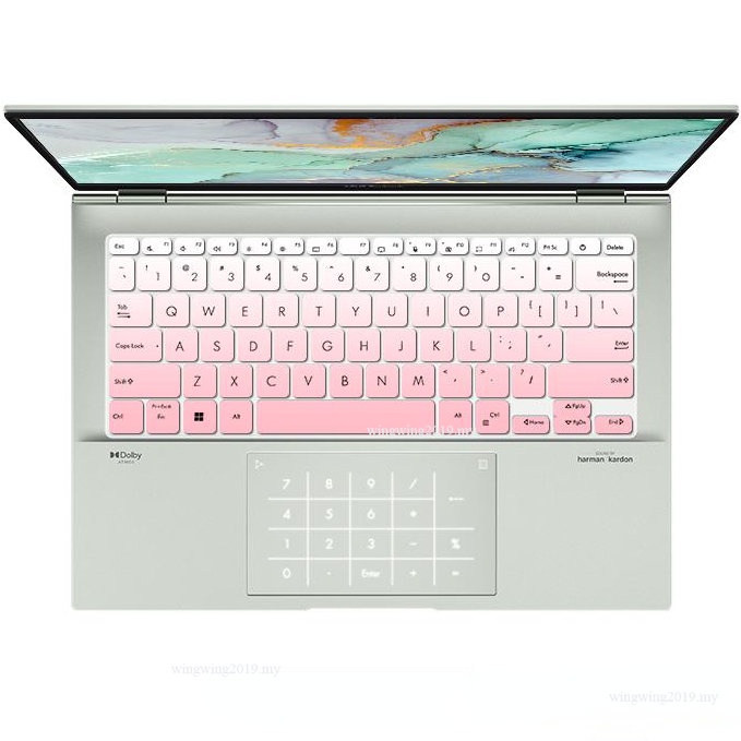 Untuk Asus VivoBook S14 Flip TN3402 TN3402Q TN3402QA TN3402YA S14 Flip OLED TN3402 QA YA Silikon Laptop Keyboard Cover Pelindung