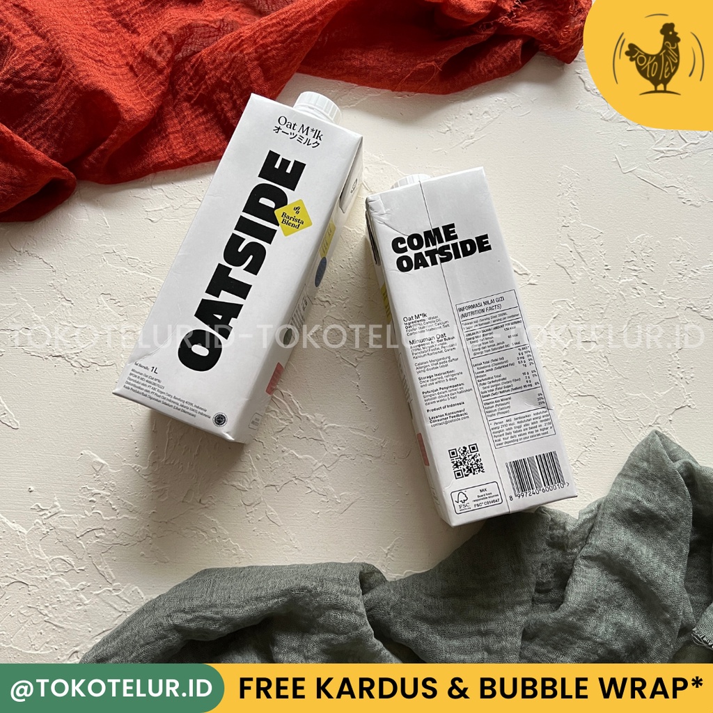 Oatside - Oat Milk 1L (Susu Oat Gandum) Barista/Chocolate/Hazelnut