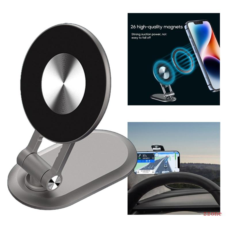 Zzz Holder Phone Holder Mobil Magnet Invisible Lipat Untuk Model3Y Aluminium