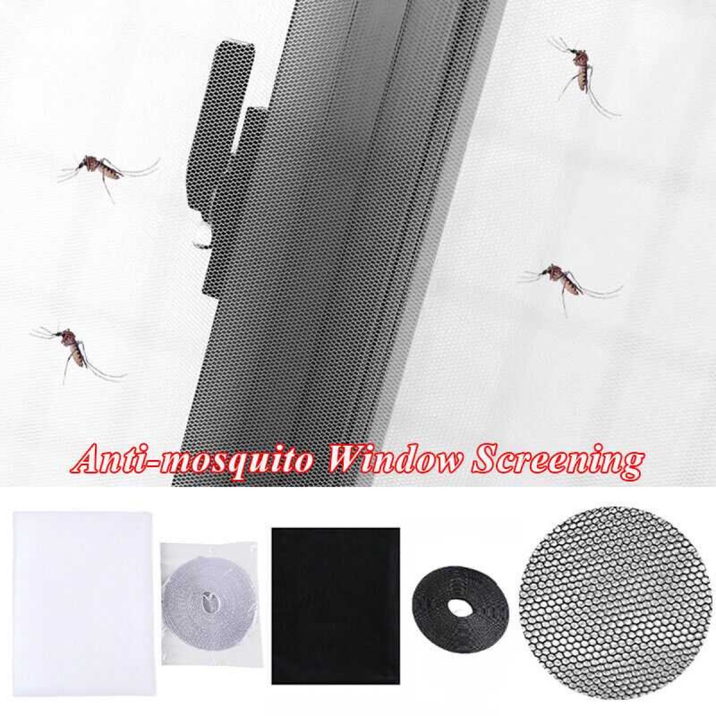 Tirai Nyamuk Lalat Serangga Jaring Kasa Poliester Dengan Perekat