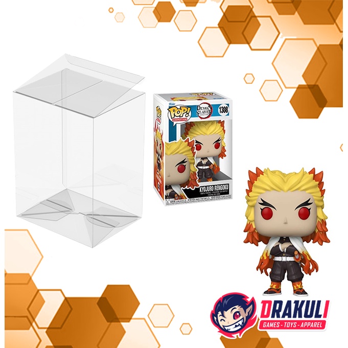 Drakuli Hobbies Toys Funko Pop Funko Demon Slayer Kyojuro Rengoku - WITH PROTECTOR