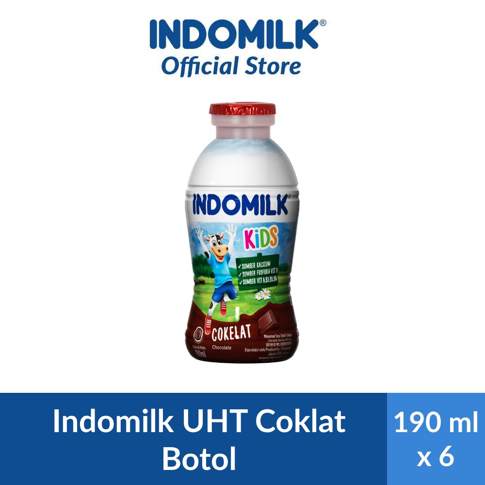 

Indomilk Coklat Botol 190 ml x 6 pcs