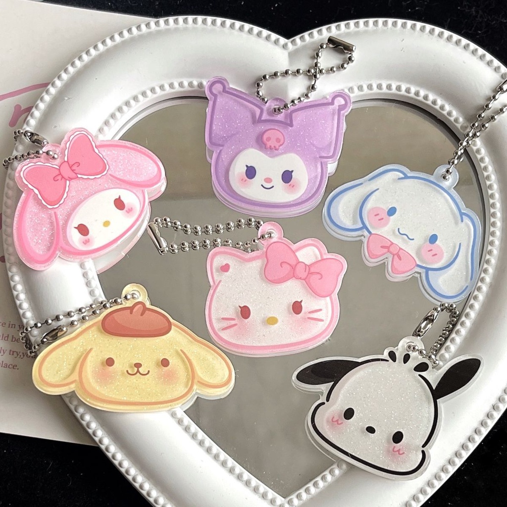 Gantungan Kunci Sanrio Baru Gadis Manis Lucu Kartun Liontin Tas Aksesoris