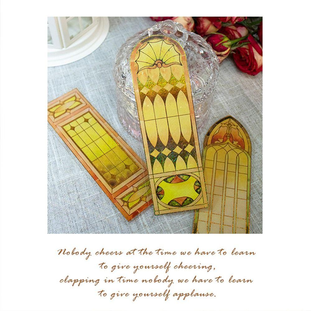 Lanfy Bookmark Romantic Bronzing Penanda Halaman Buku Kota Roma Kuno Untuk Kantor