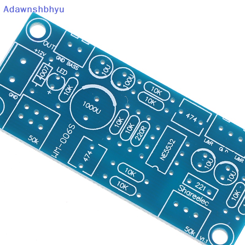 Adhyu Low Pass Filter Bass Subwoofer Pre-AMP Amplifier Board Dual Power NE5532 ID