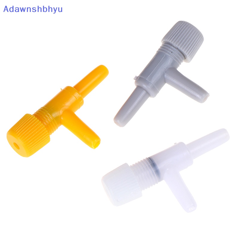 Adhyu 10Pcs Aquarium Air Line Tubing Volume Flow Control Valve Pompa Udara Oksigen   Id