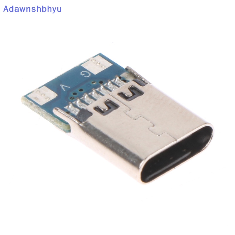 Adhyu Konektor USB 3.1 Tipe C 14pin Female Socket Wadah Antarmuka Pengisian Cepat USB Connector ID