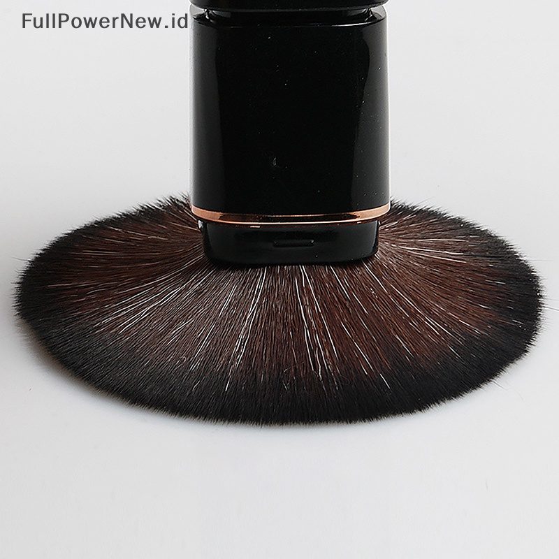 Power Portable Retractable Kosmetik Makeup Brush Mini Blush Foundation Alat Bedak ID