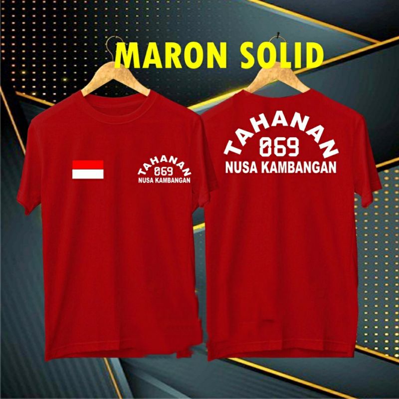 Cod Gratis Ongkir Kaos TAHANAN NUSA KAMBANGAN / kaos pria kaos murah wanita pria distro