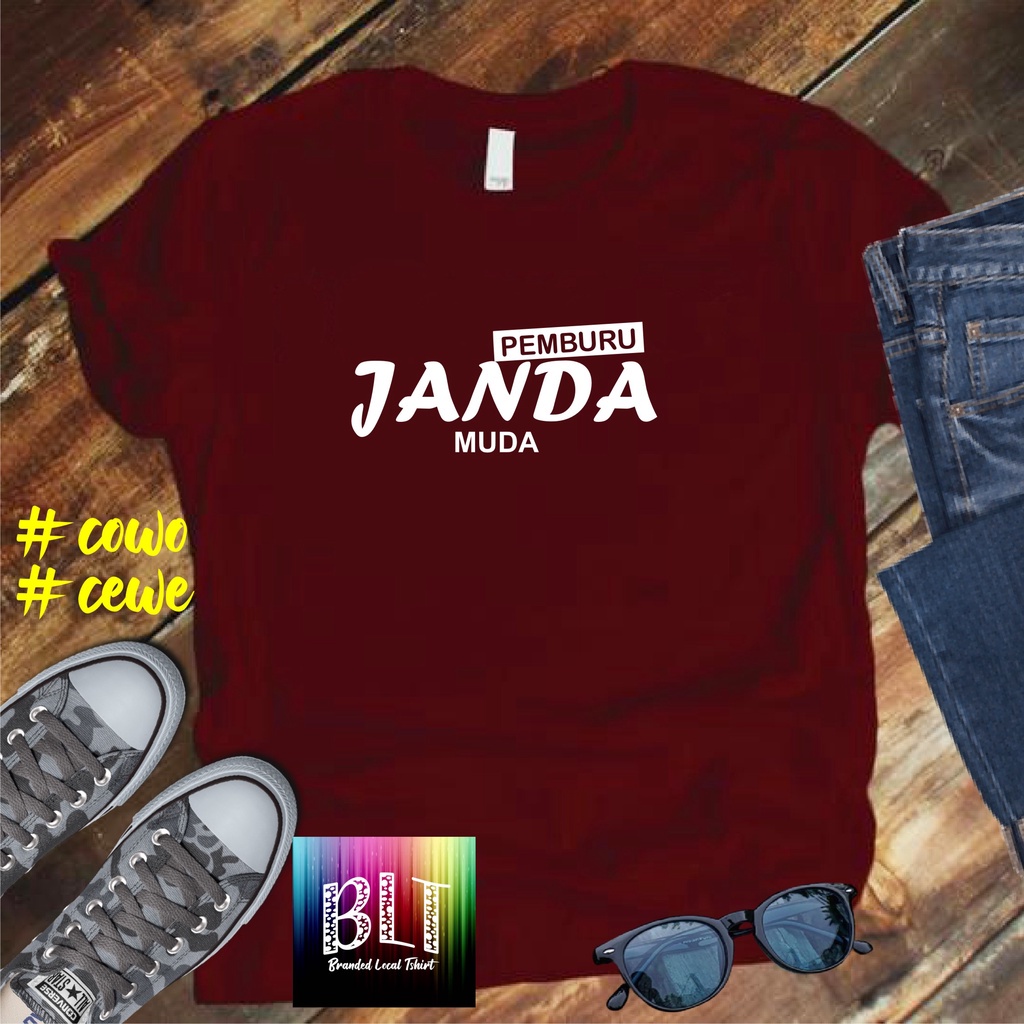 CODKAOS PEMBURU JANDA MUDA kaos pria kaos distro kaos murah wanita pria