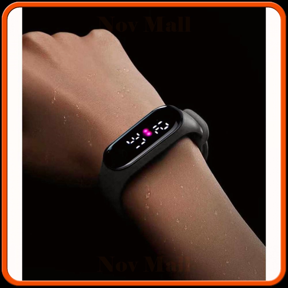 Jam Tangan Digital LED Bahan Silikon - SM161