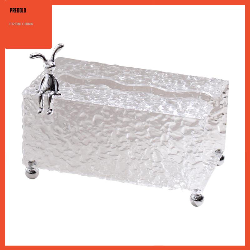 [Predolo] Kotak Tisu Persegi Panjang Cover Bahan Akrilik Untuk Ruang Tamu Meja Rias Dapur