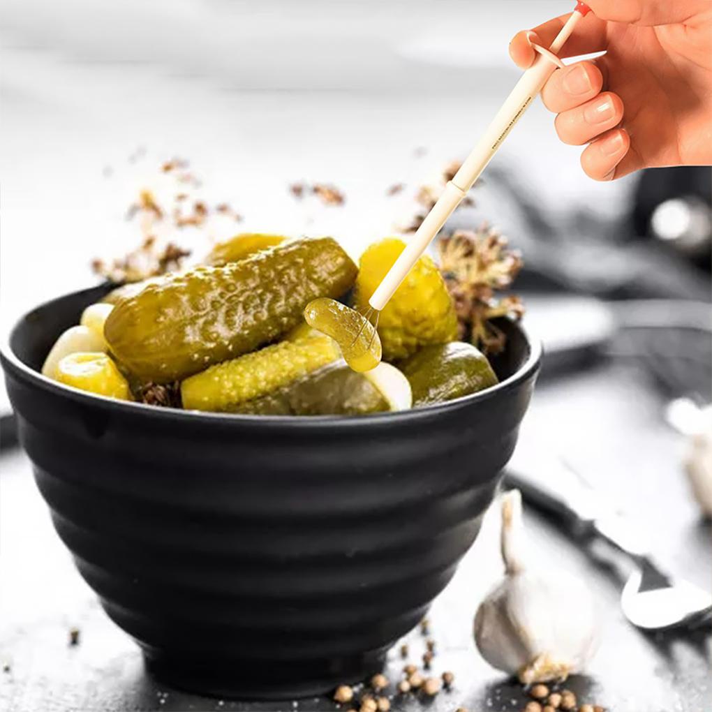 Stainless Steel Food Picker Wadah Genggam Grabbing Fork Fruits Clamp Alat Koki Dapur Restoran Camping BBQ Masak