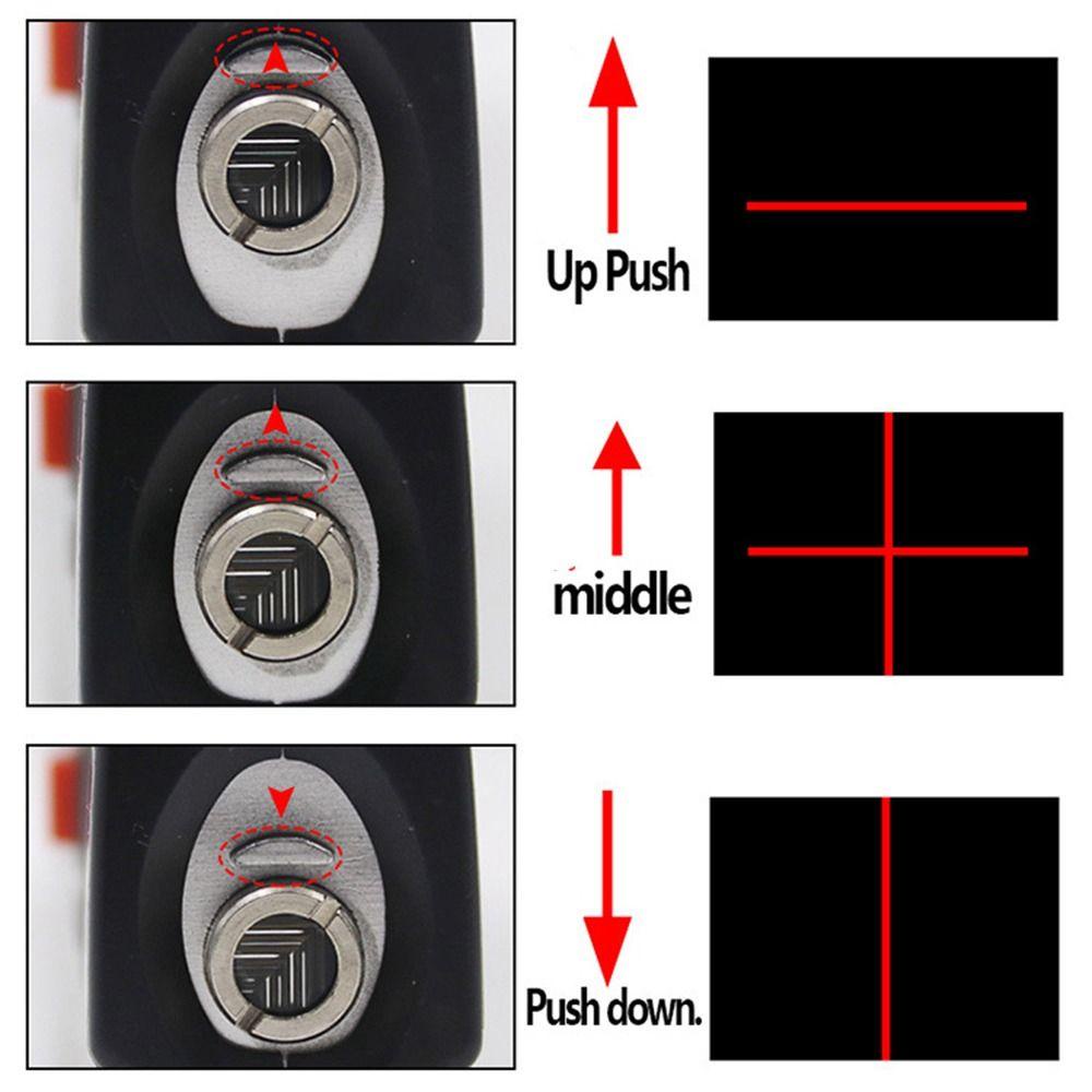 TOP Laser Level Mini Multi Fungsi Alat Ukur Tanah Dengan Bubble Aligner Ruler Gauge Waterpas