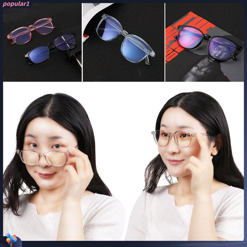 Populer Kacamata Baca Retro Ultra Ringan Resin Wanita Pria Vision Care