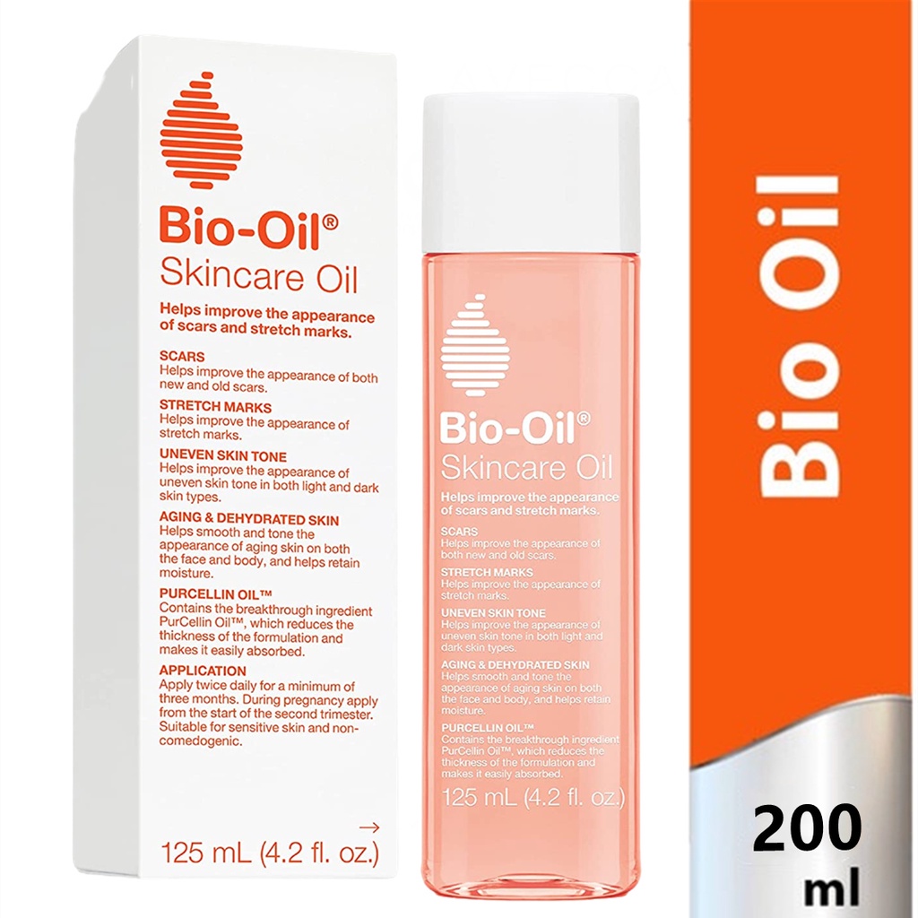 Bio Oil 200ml / Dry Skin Gel /Penghilang Bekas Luka/Stretch Mark/Penghilang Bekas Jerawat /Natural/Bio-Oil 200ml