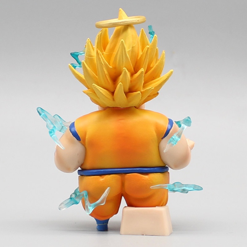 Anime Dragon Ball Figure Fatty Kakarotto Fat Angel Son Goku Vegeta 8CM Figure Model Mainan Boneka Dekorasi