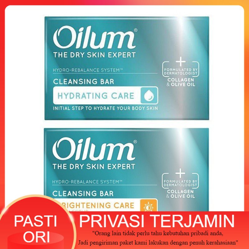 Sabun Oilum 85 Gr / Oilum Hydrating Care Cleansing Bar 85gr / Oilum Brightening Care Cleansing Bar 8