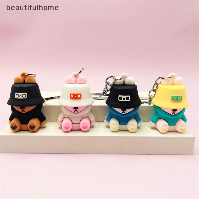 {beautifulhome} Fashion Kreatif Kartun Kelinci Gantungan Kunci Gadis Lucu Tas Liontin Gantungan Kunci Mobil Hadiah Tahun Baru.