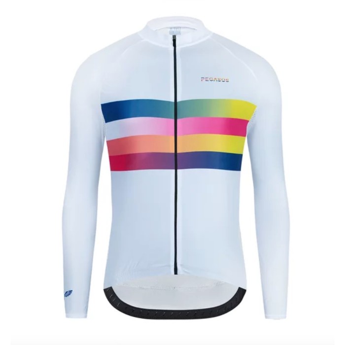 ROUR -JERSEY SEPEDA PANJANG PEGASOS- LYCRA FABRIC GOWES SEPEDA - S