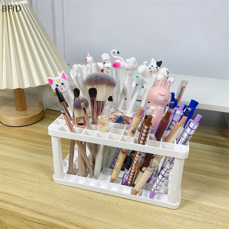 [BFID] Rak Penyimpanan Make Up Persegi Kreatif Brush Holder Rak Make Up Kecantikan Tempat Pulpen [ID]