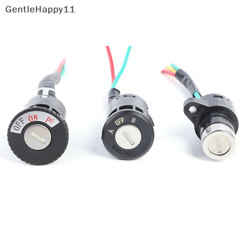 Gentlehappy Kunci Power Lock Mobil Listrik Saklar Universal Sepeda Elektrik Skuter Aksesori Untuk E-bike Gantungan Kunci Ring Lock Plastik Power Lock id