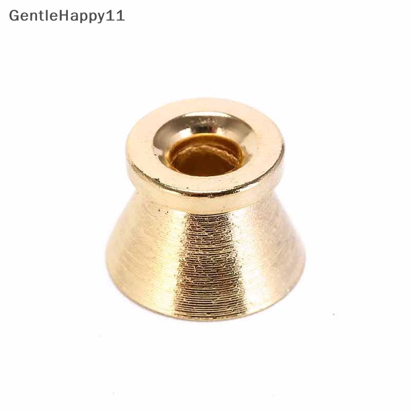 Gentlehappy 4pcs Tombol Tali Gitar bass screw lock pins Pasak pads strap lock Tali Kunci id