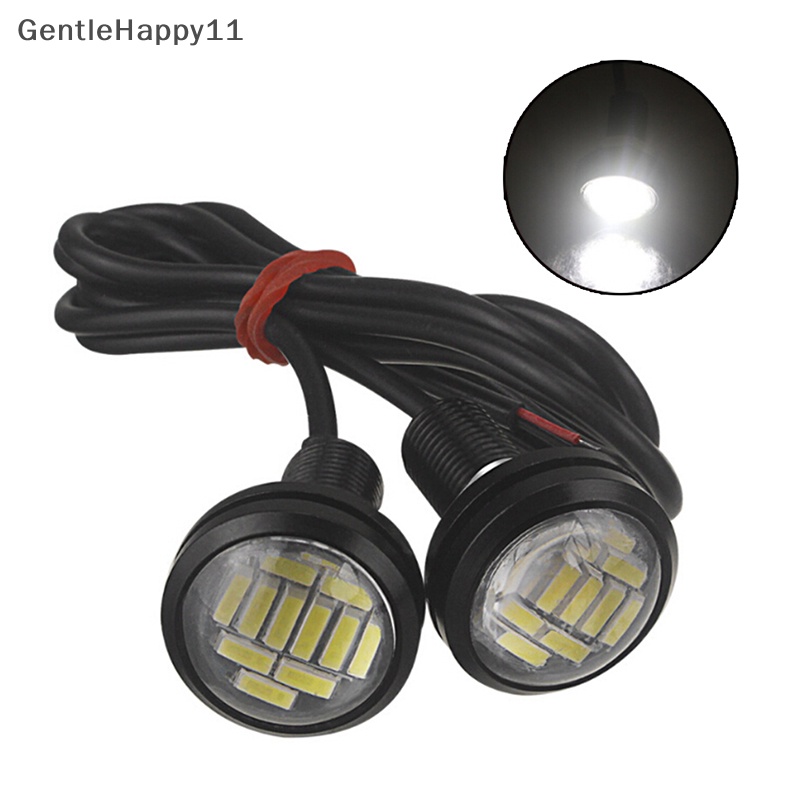 Gentlehappy 2PCS 12V 15W Cadangan Siang Menjalankan Lampu LED Spotlighg Eagle Eye Lampu Mobil id