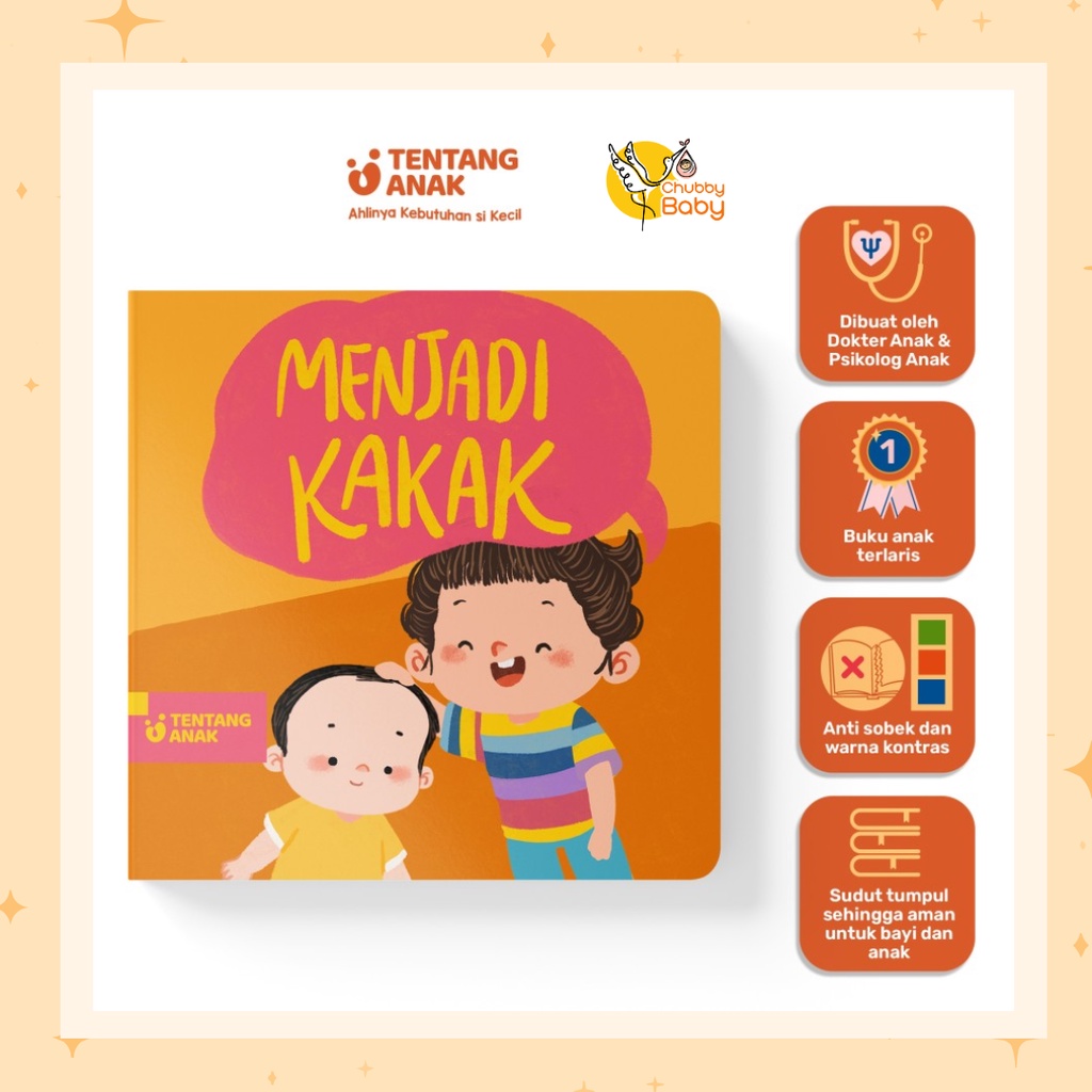 Tentang Anak - Board Book Menjadi Kakak Perempuan | Buku Cerita Gambar