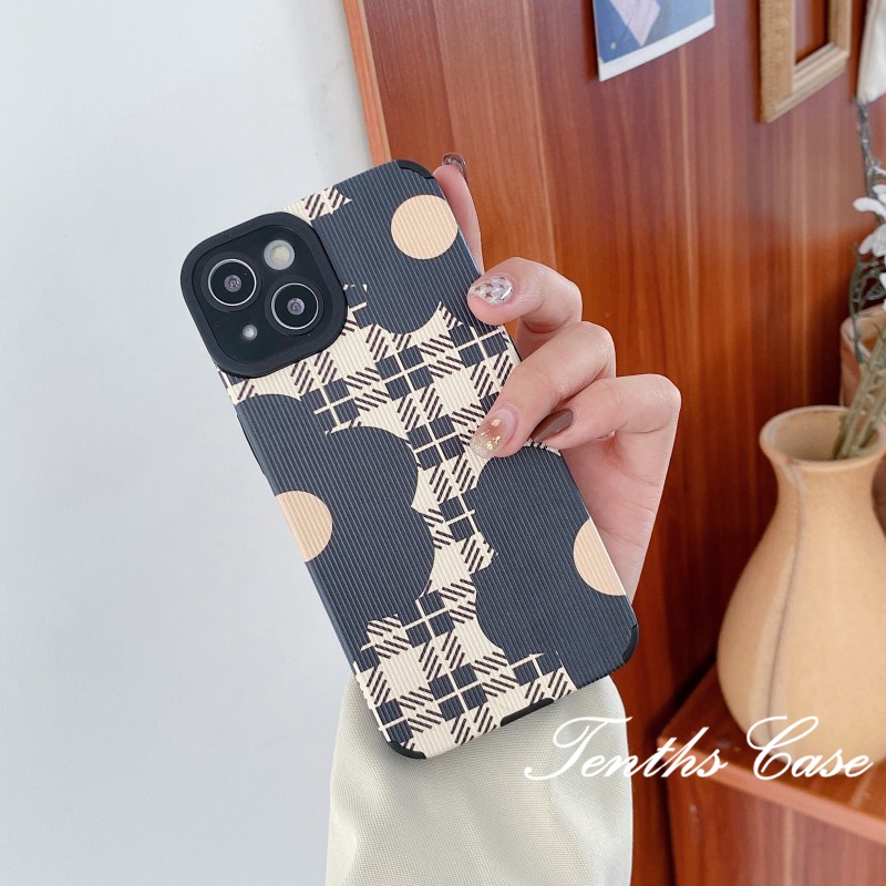 Kompatibel Untuk Iphone14 13 12 11 Pro Max X XR Xs Max7 8 Plus SE 2020 Gaya Parsimony Canggih Pola Pola Pola Pola Bunga Casing Ponsel Soft Back Cover