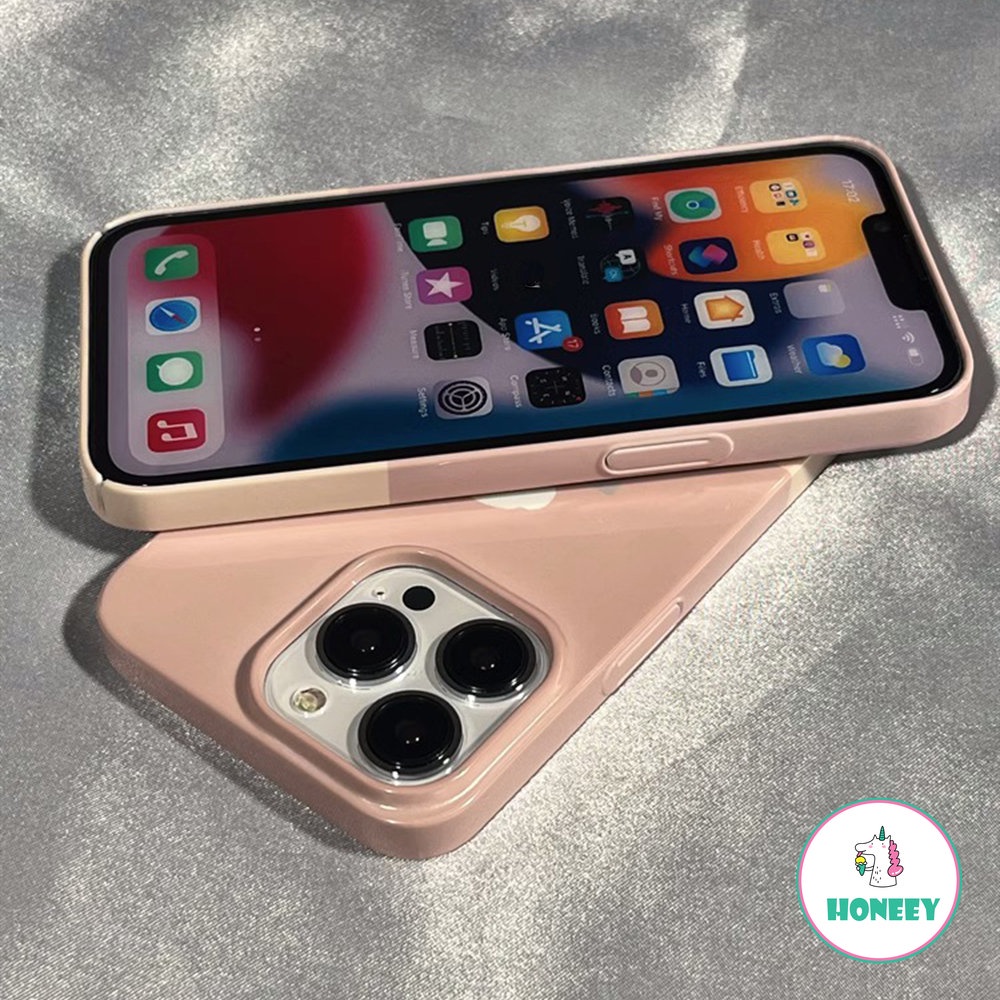 IPHONE Casing Ponsel Puppy Kerja Kartun Lucu Kompatibel Untuk Iphone14Pro Max12/12pro 13promax Case Untuk Iphone11Warna Pink Film Hard Shell