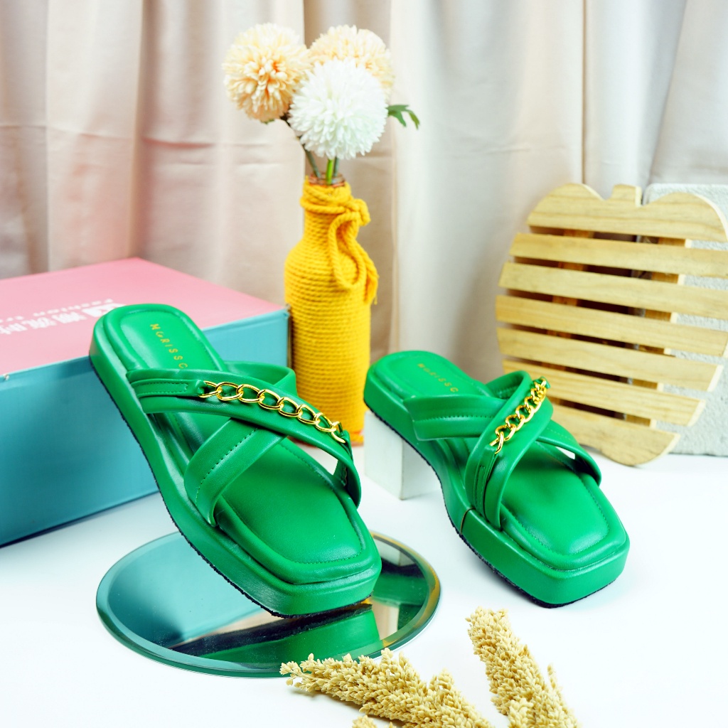 Sandal Wanita Leyca Sandal Platfrom Sendal Flat MC-AB 89