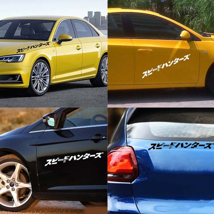 

[PS] Aksesoris Stiker sticker jdm kanji speedhunter 30 cm ORACAL