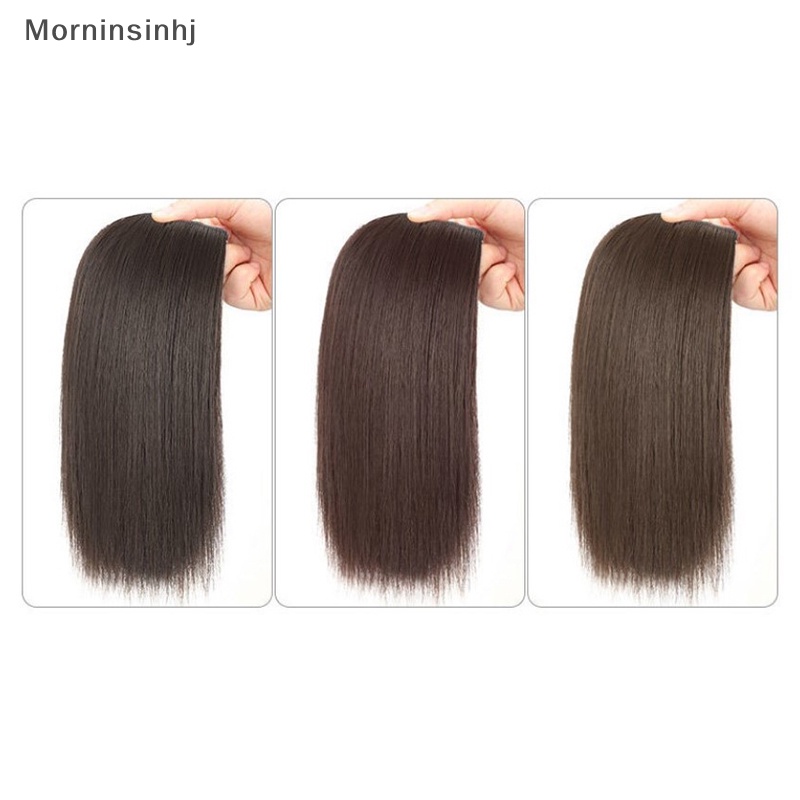 Mornin 20/30cm Bantalan Rambut Sintetis Hair Extension Untuk Wanita Wig Berbulu Palsu Sopak id