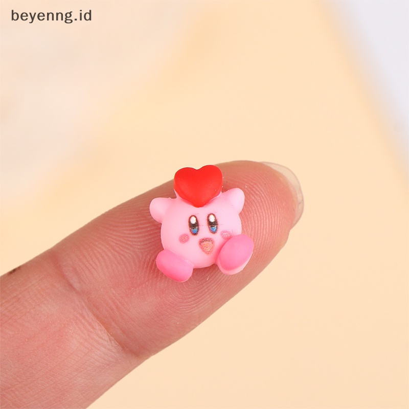 Beyen 10pcs Kartun Kirby Dekorasi Nail Art Casing Ponsel Diy Klip Rambut Bahan ID