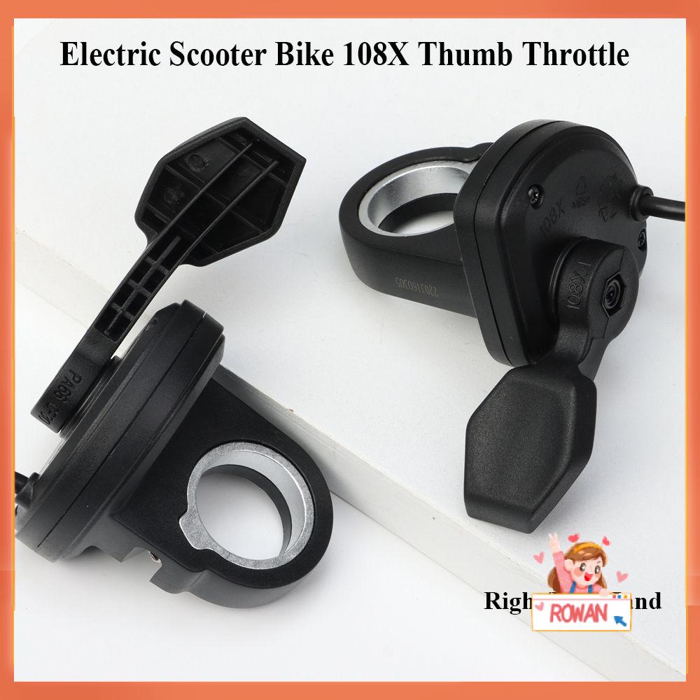 R-FLOWER Ebike Thumb Throttle Waterproof 72V 96V 108X Akselerator Thumb Throttle Untuk Sepeda Listrik