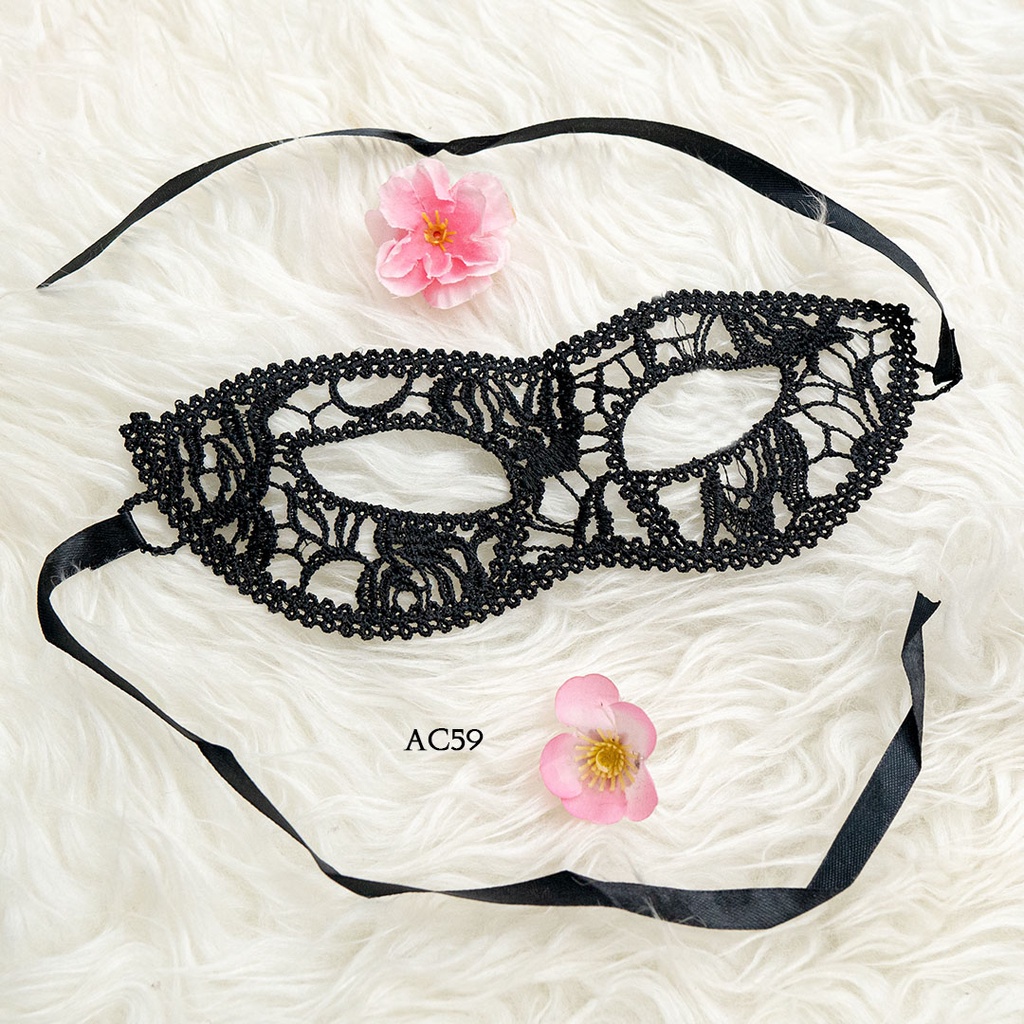 Topeng Party Mask Premium Hitam AC59